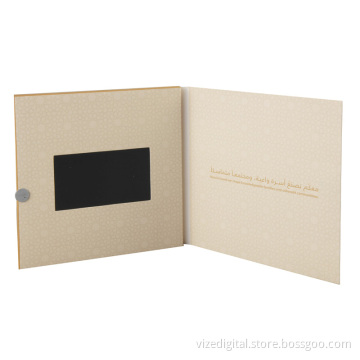 7 Inch Video Brochure with HD 1080 P Display